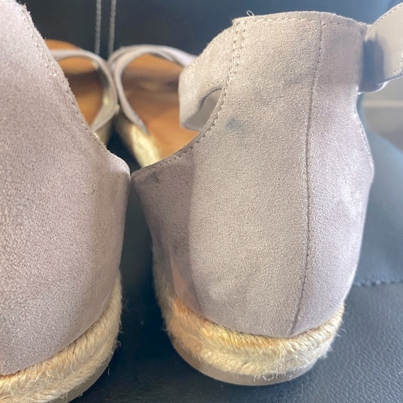 A.N.A Espadrilles Sandals Light Grey Size 8.5 - Picture 10 of 13